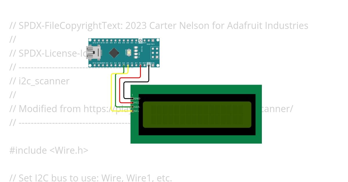 i2c scanner simulation