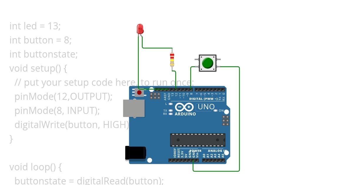blink_with button simulation
