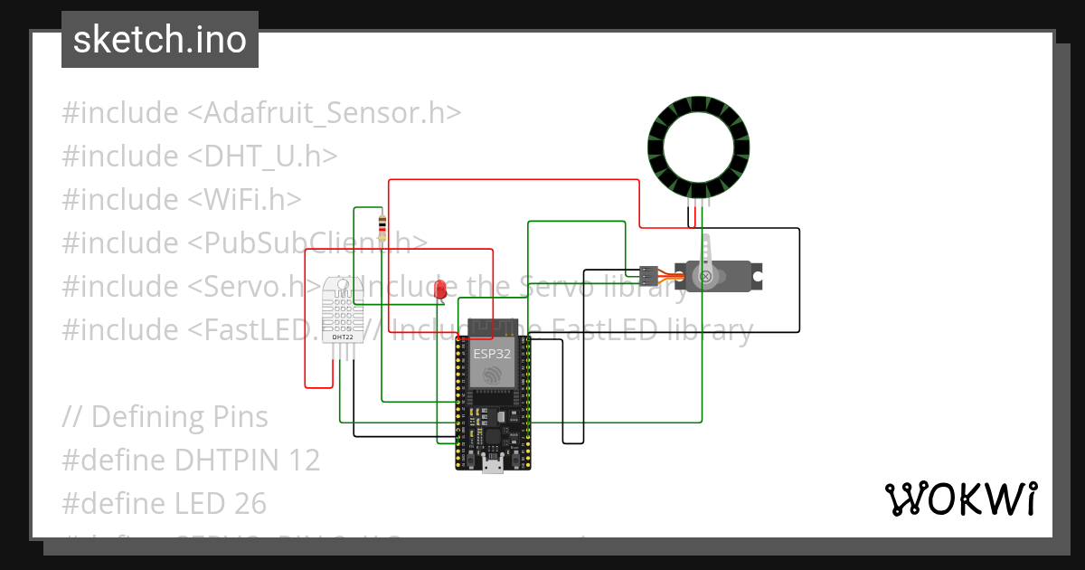 temperature sensor - Wokwi ESP32, STM32, Arduino Simulator
