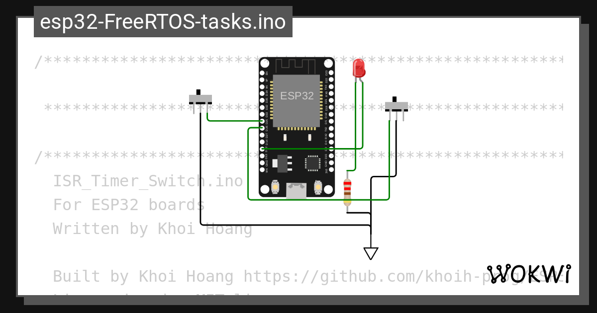 Wokwi online esp32 stm32 arduino simulator