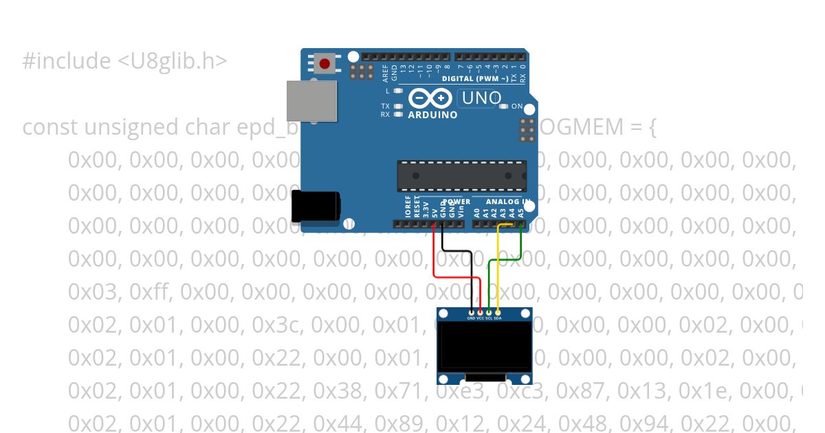OLED MENU UPIR simulation