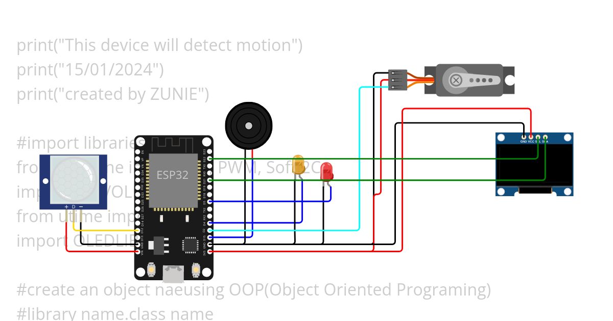 MINI PROJECT IOT final , breadboad simulation