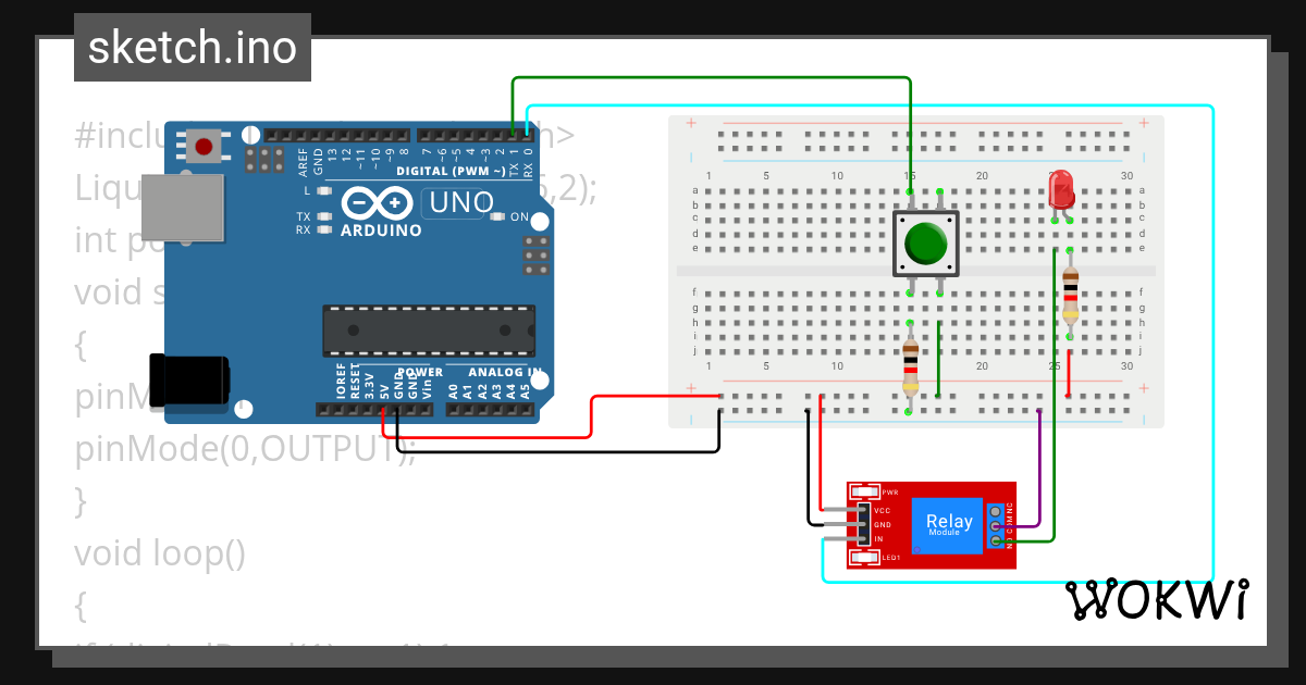 Relay - Wokwi ESP32, STM32, Arduino Simulator