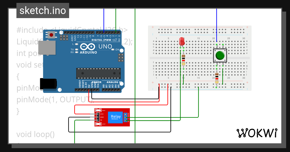 Relay - Wokwi ESP32, STM32, Arduino Simulator