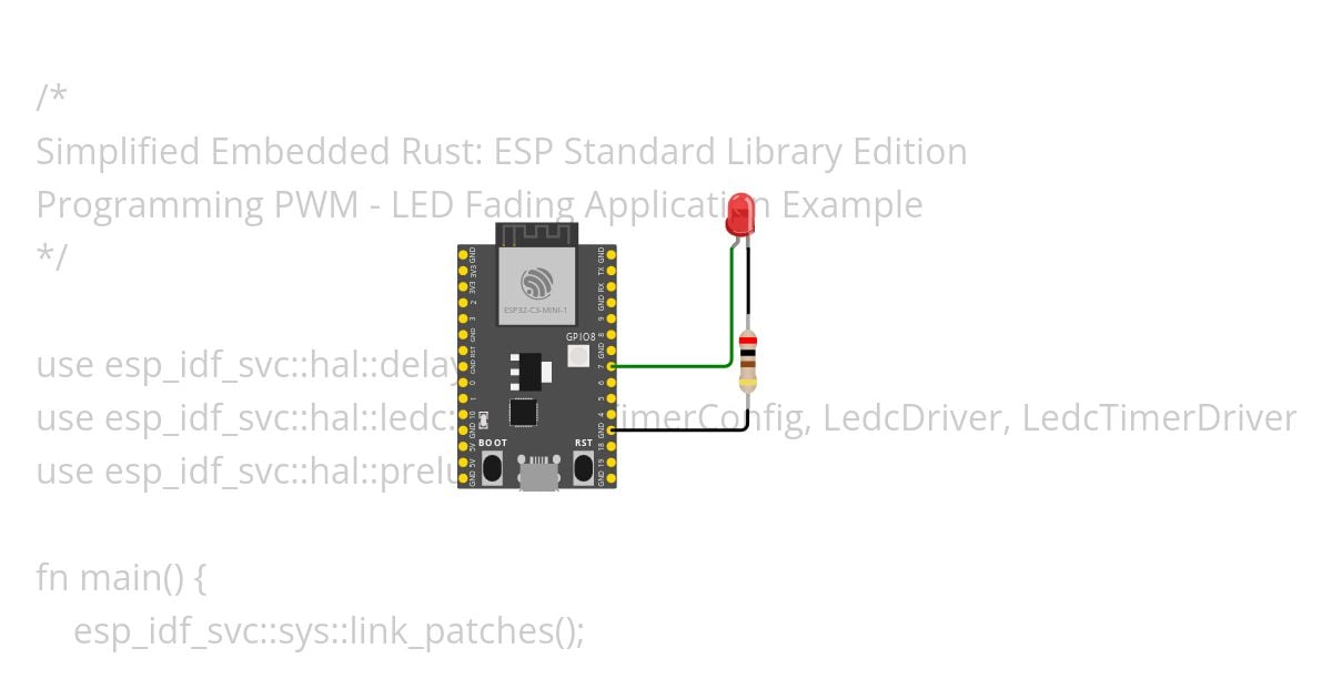 LED Fading App - SER: ESP std simulation