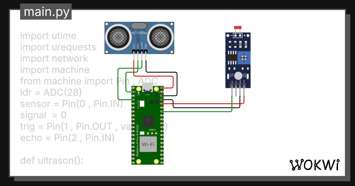 Project 6 wokwi esp32 stm32 arduino simulator