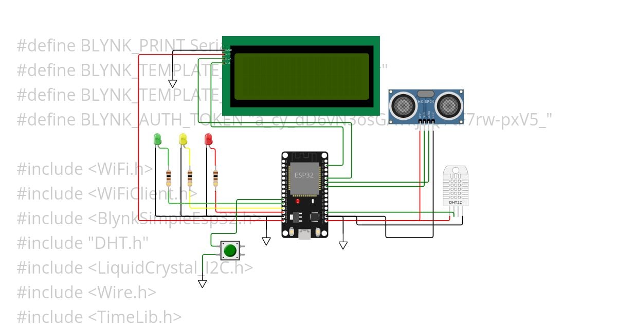 Blynk-RTC-LCD simulation