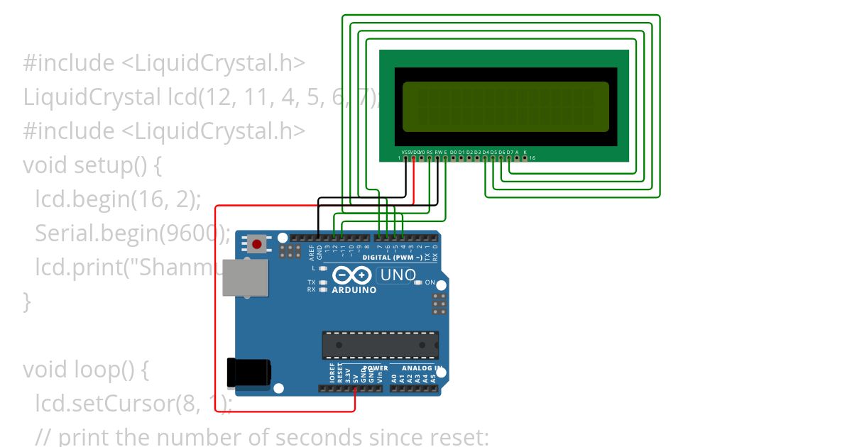 LiquidCrystalDisplay simulation