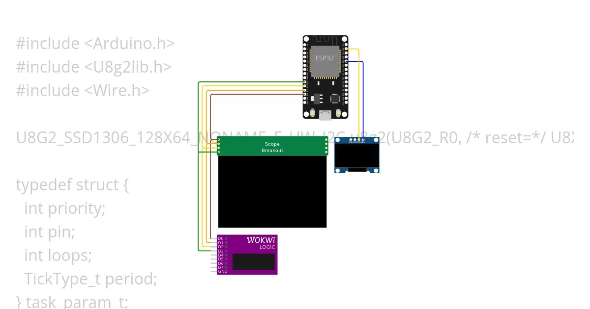 FreeRTOS demo simulation