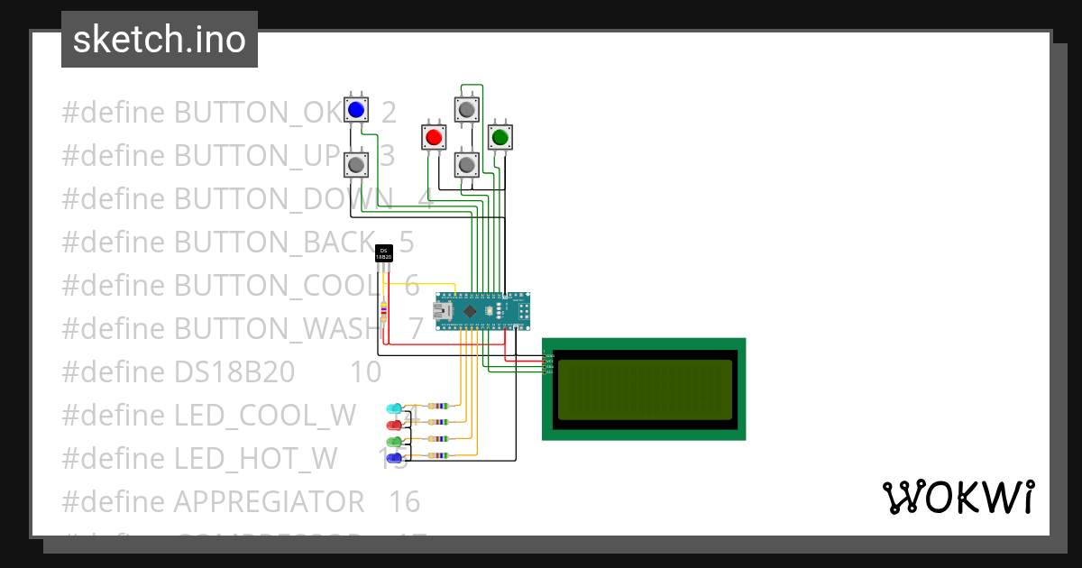 Menu - Wokwi ESP32, STM32, Arduino Simulator