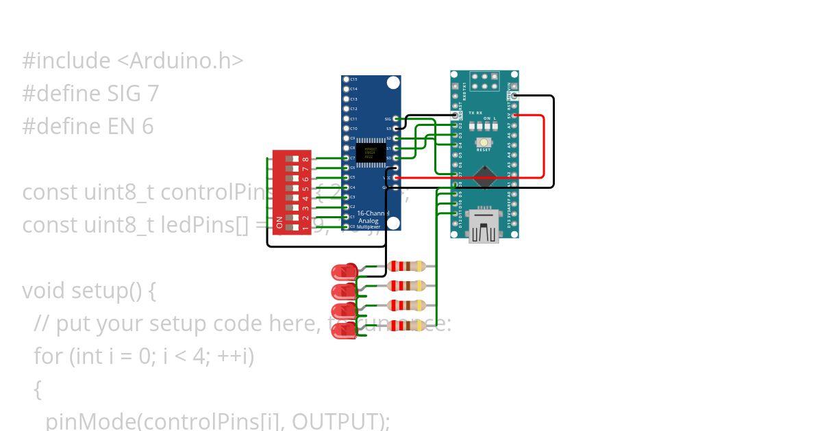 Analog Resistor Switch simulation