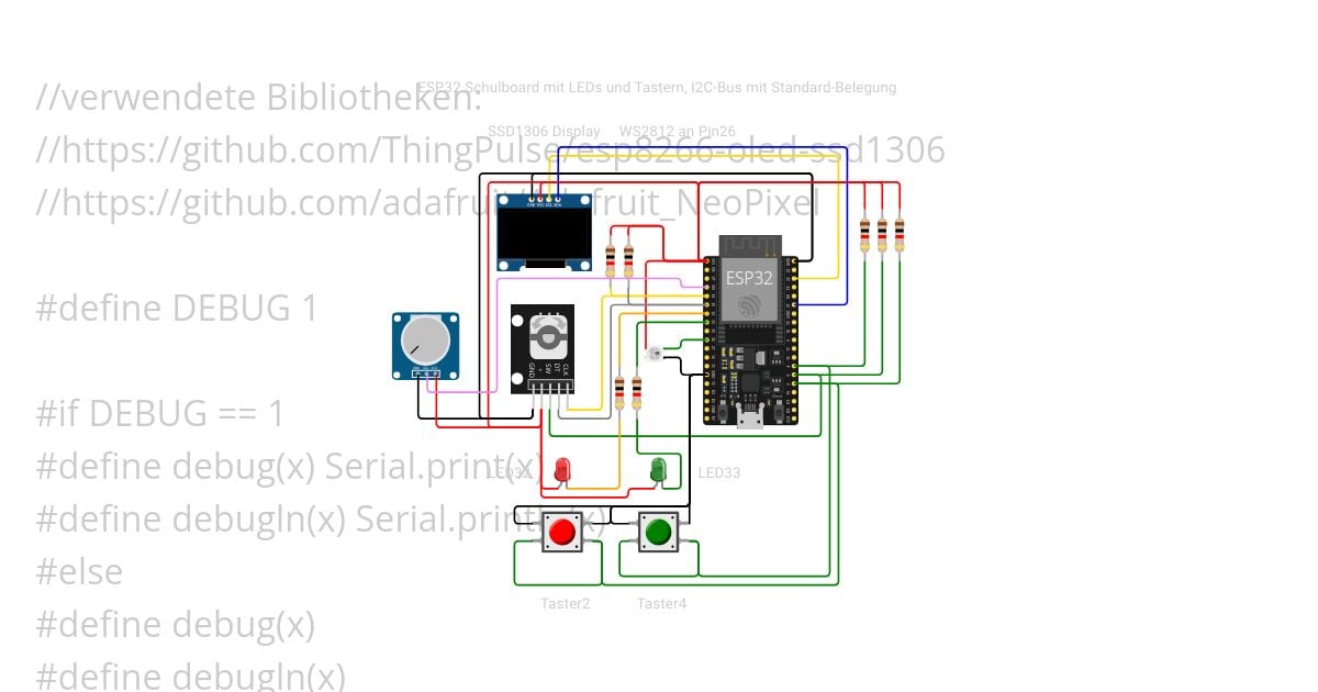 ESP32 Tic-Tac-Toe simulation