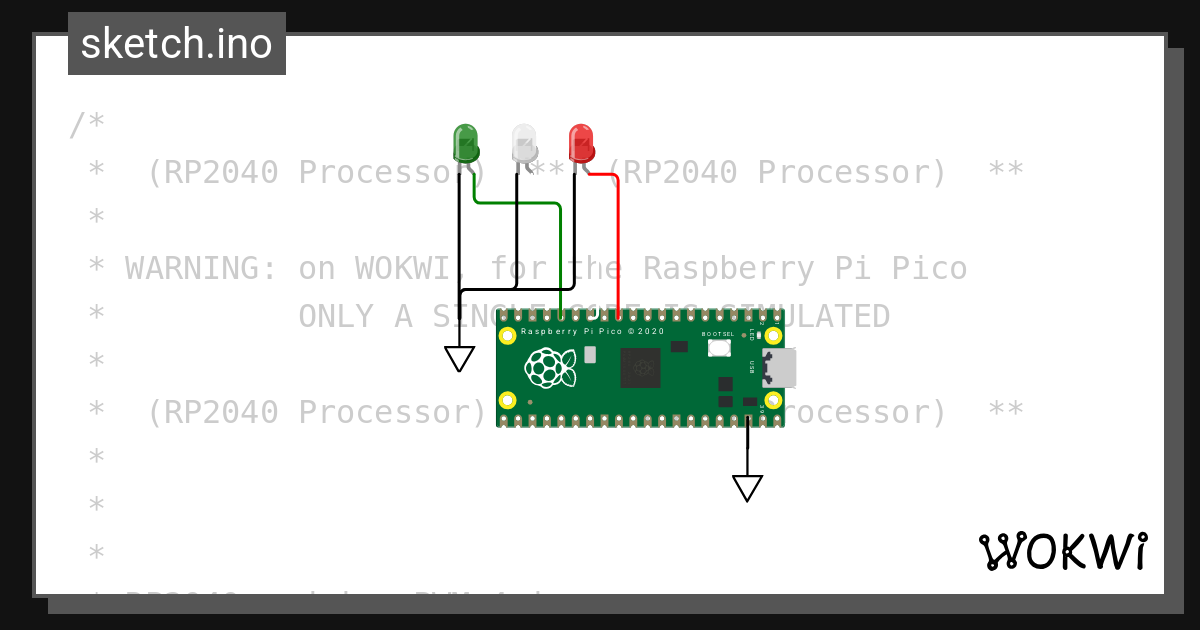Rp2040 arduino pwm 4 ino wokwi esp32 stm32 arduino simulator
