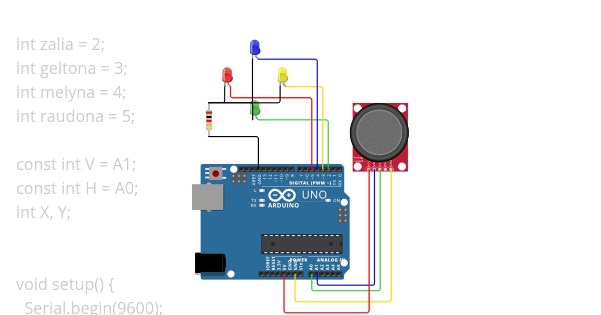 Arduino Ir Joystick simulation