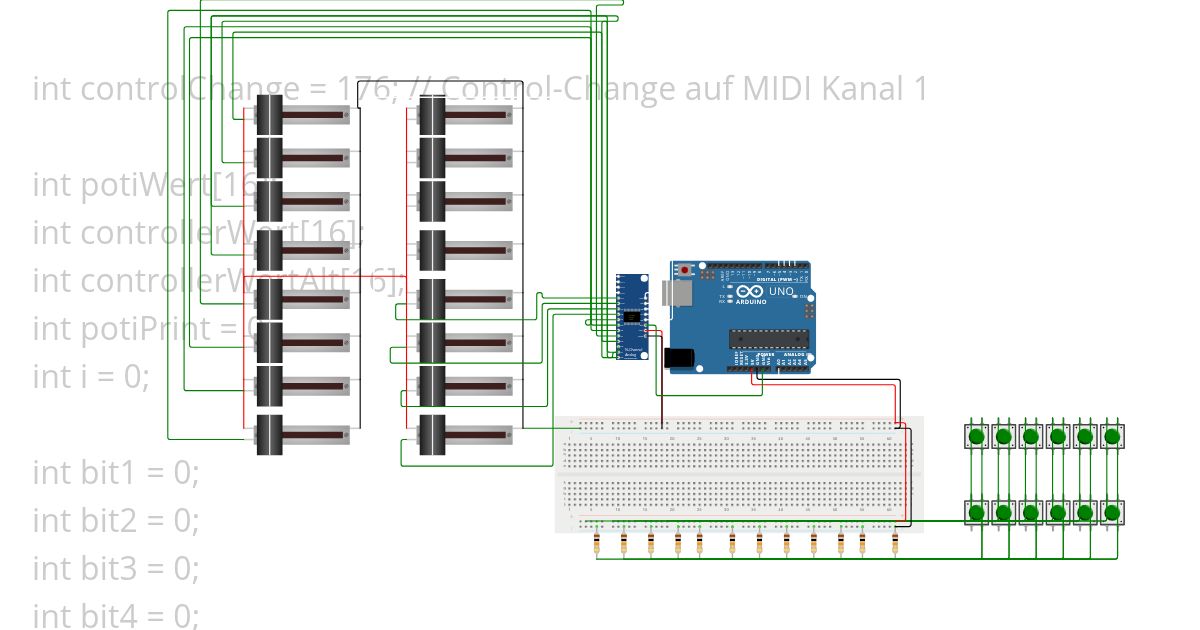 TEST1 simulation