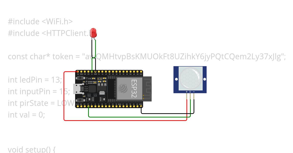 PIR Motion simulation