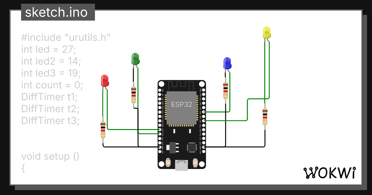 Wokwi - Online ESP32, STM32, Arduino Simulator