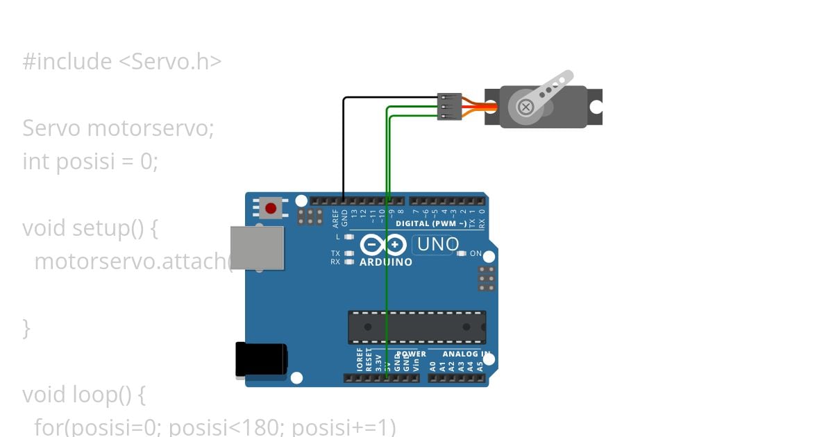 basic servo simulation