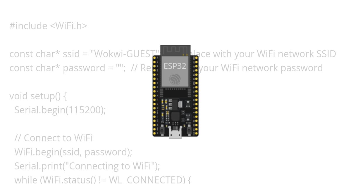 Display Wifi Strength RSSI using ESP32 simulation
