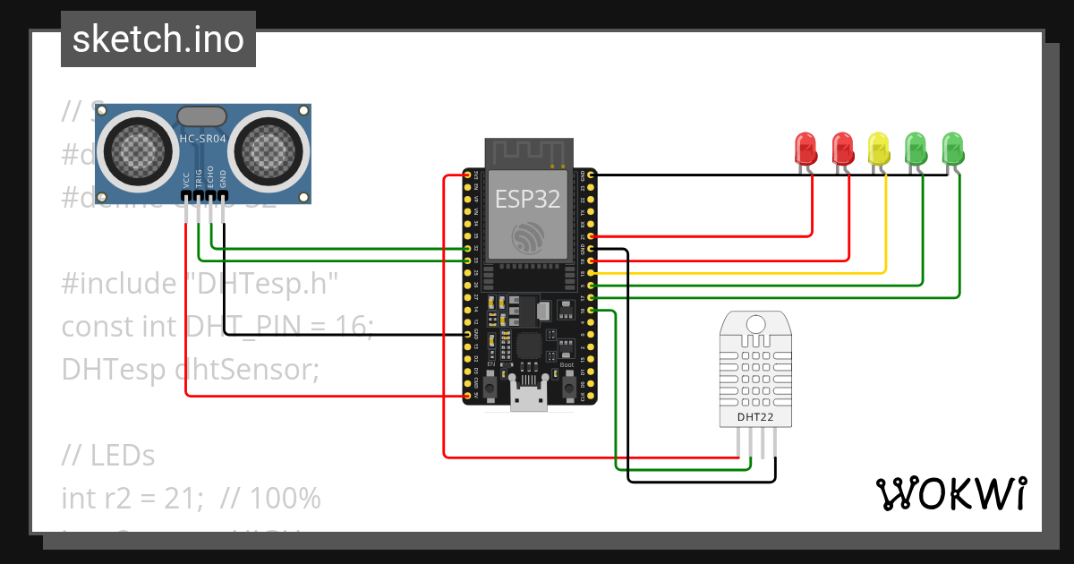 Smart Bin MVP (Final) - Wokwi ESP32, STM32, Arduino Simulator