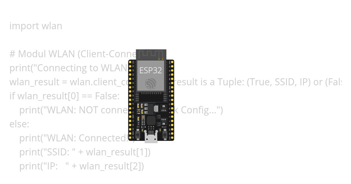 Module WLAN simulation