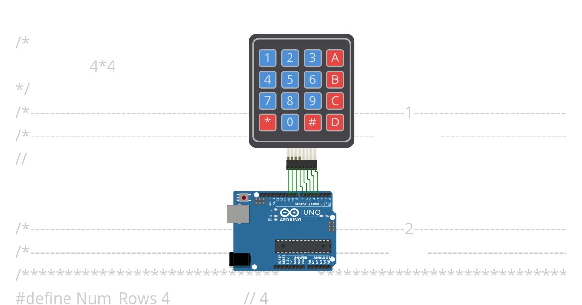 4×4_Keypad_Test simulation