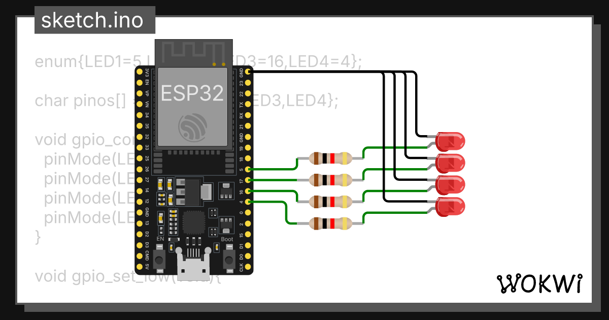 Wokwi online esp32 stm32 arduino simulator