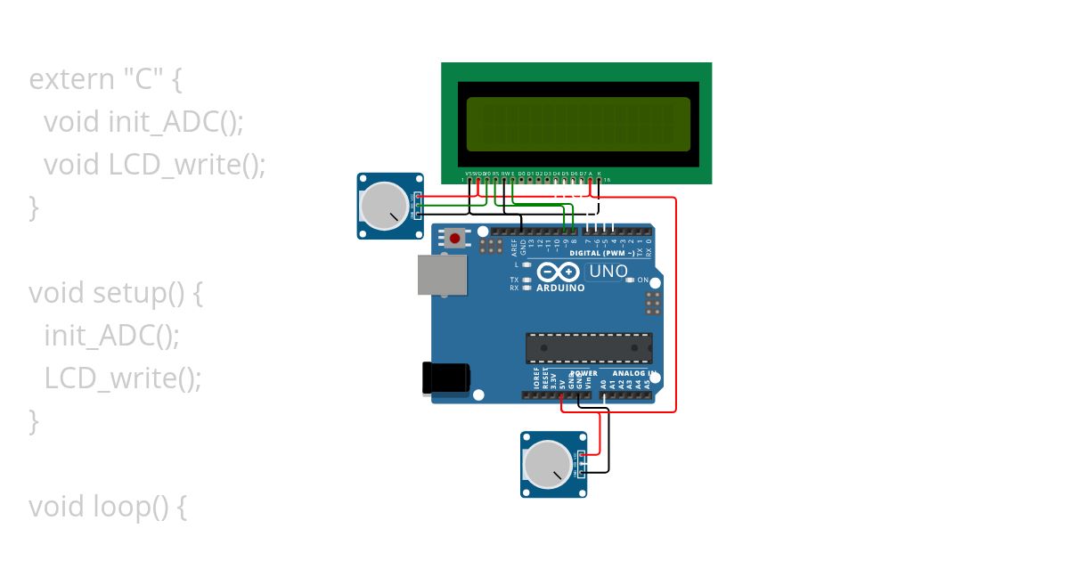 Programming LCD - Ponteras, JASP simulation