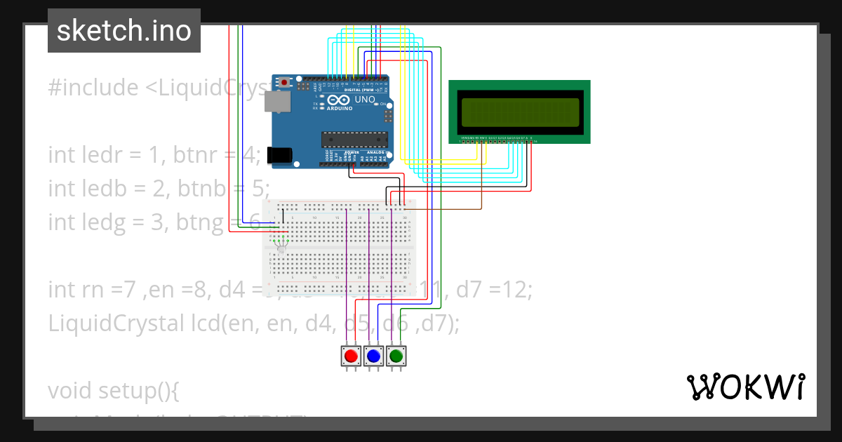 project1 - Wokwi ESP32, STM32, Arduino Simulator