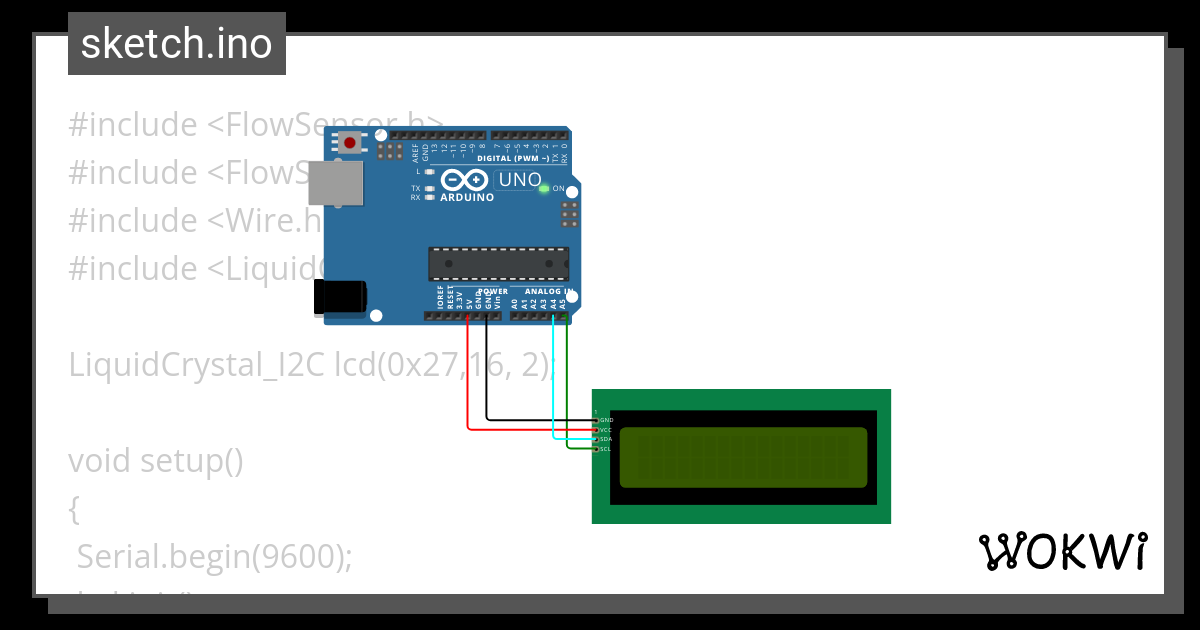 débimetre_lcd mectech - Wokwi ESP32, STM32, Arduino Simulator