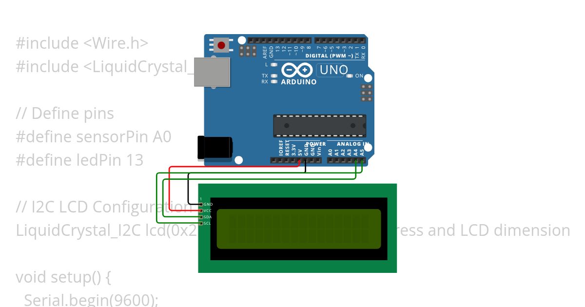 Arduino smart irrigation simulation