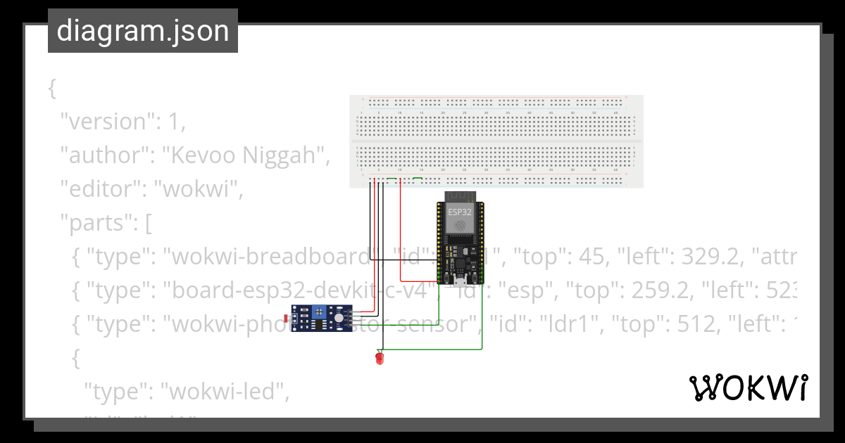 Ldr Simulation Wokwi Esp32 Stm32 Arduino Simulator