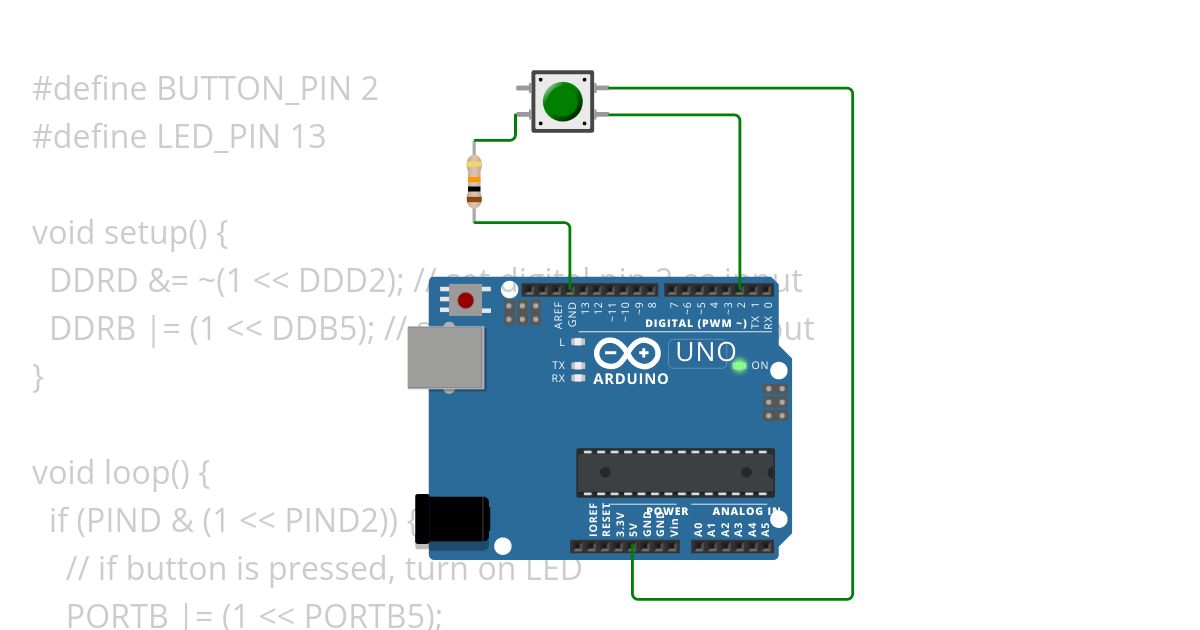 PINx Register simulation