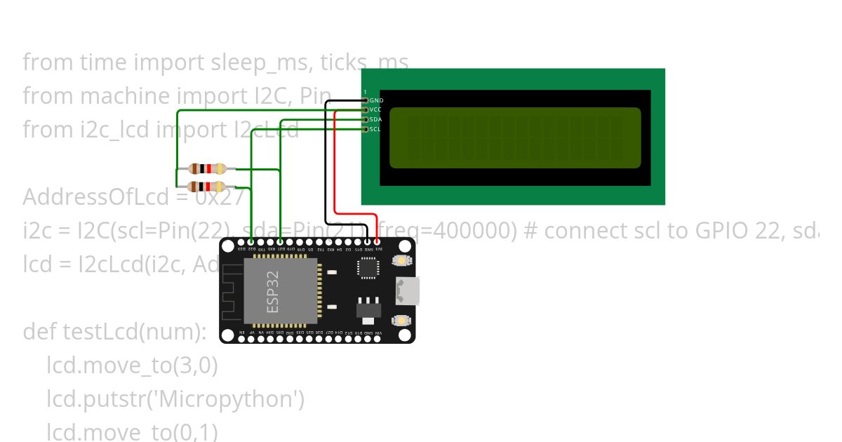 teste LCD  okok simulation