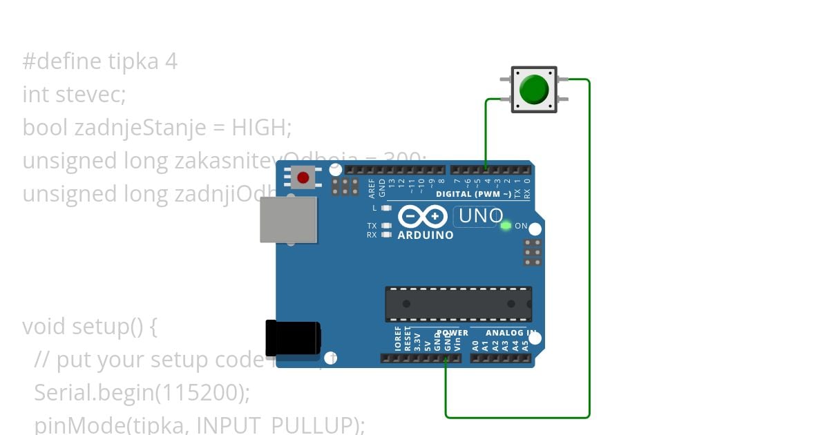 Button no holding simulation