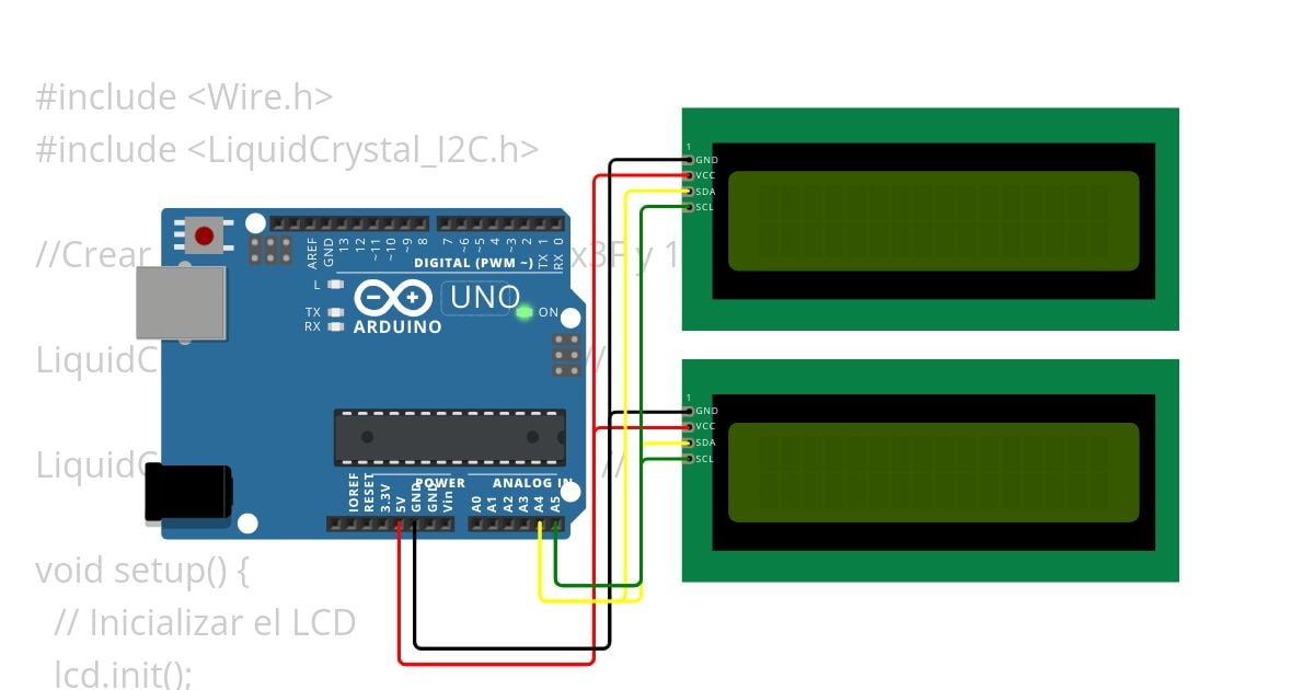 Ejemplo 2 Display con modulo Copy simulation