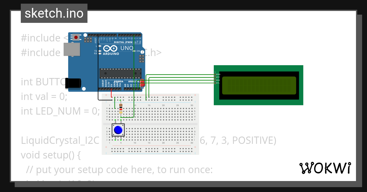 I2C - Wokwi ESP32, STM32, Arduino Simulator