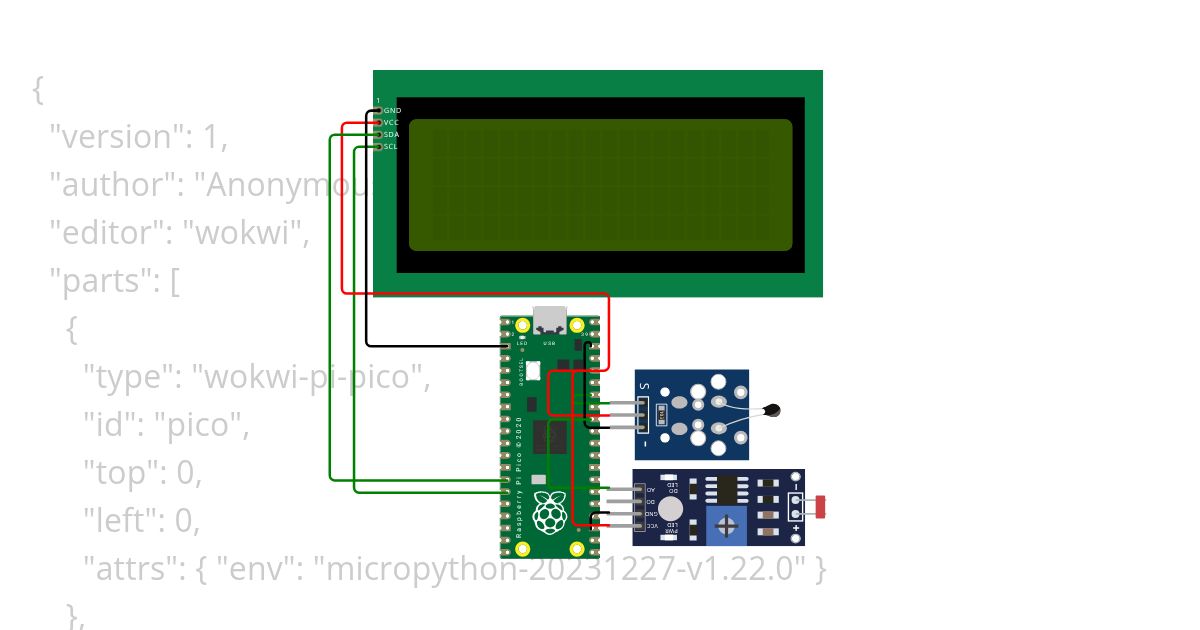photoresistor and temp simulation