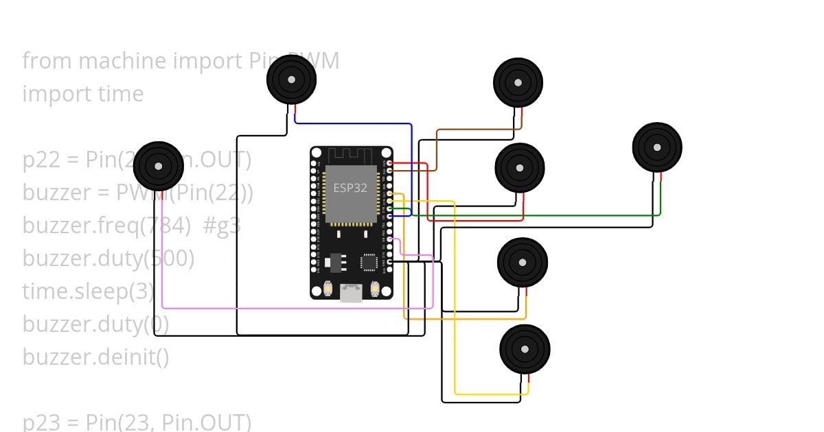 teste buzzer simulation