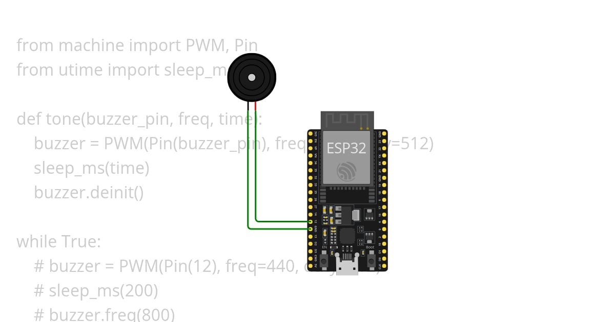buzzer Copy simulation