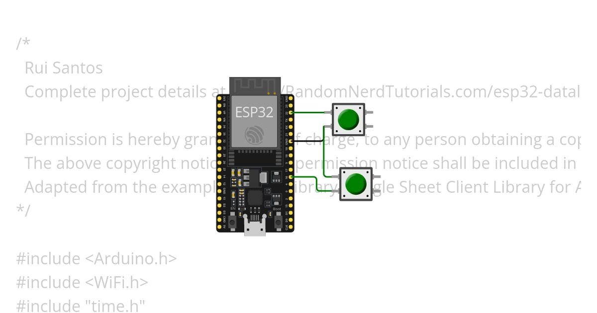 Basic IoT Google API simulation