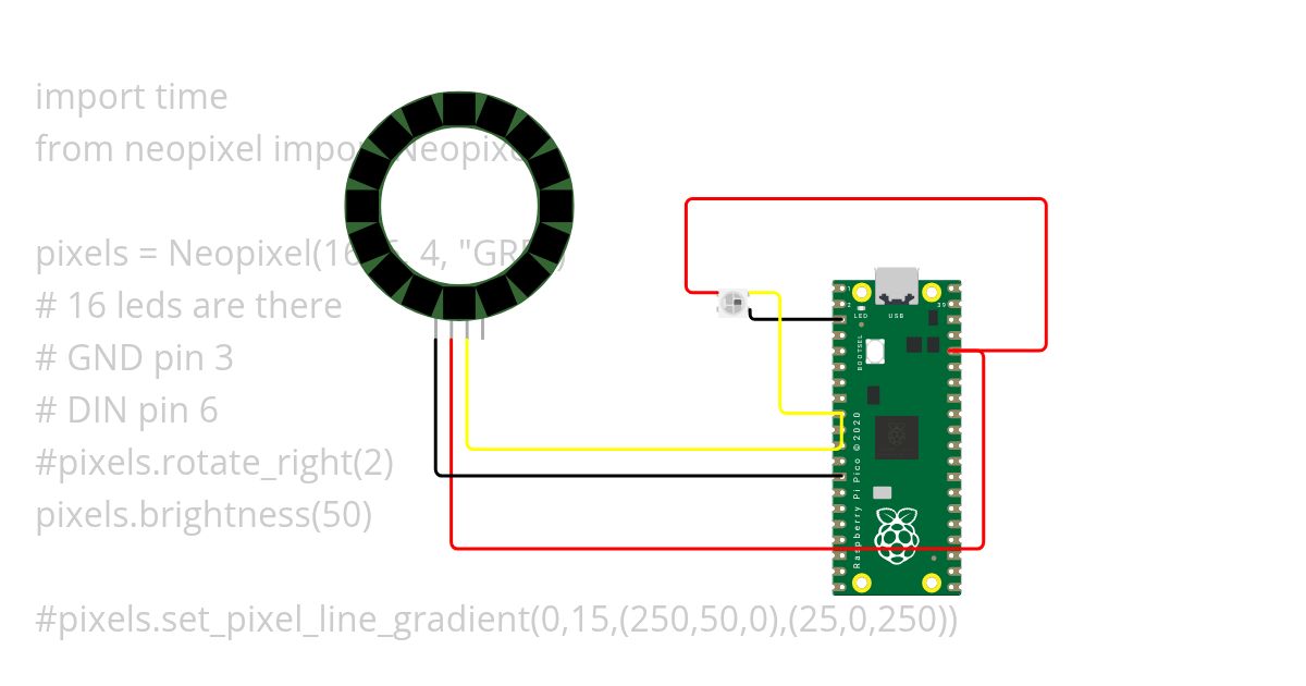 NeoPixels Sample 1 - complex simulation