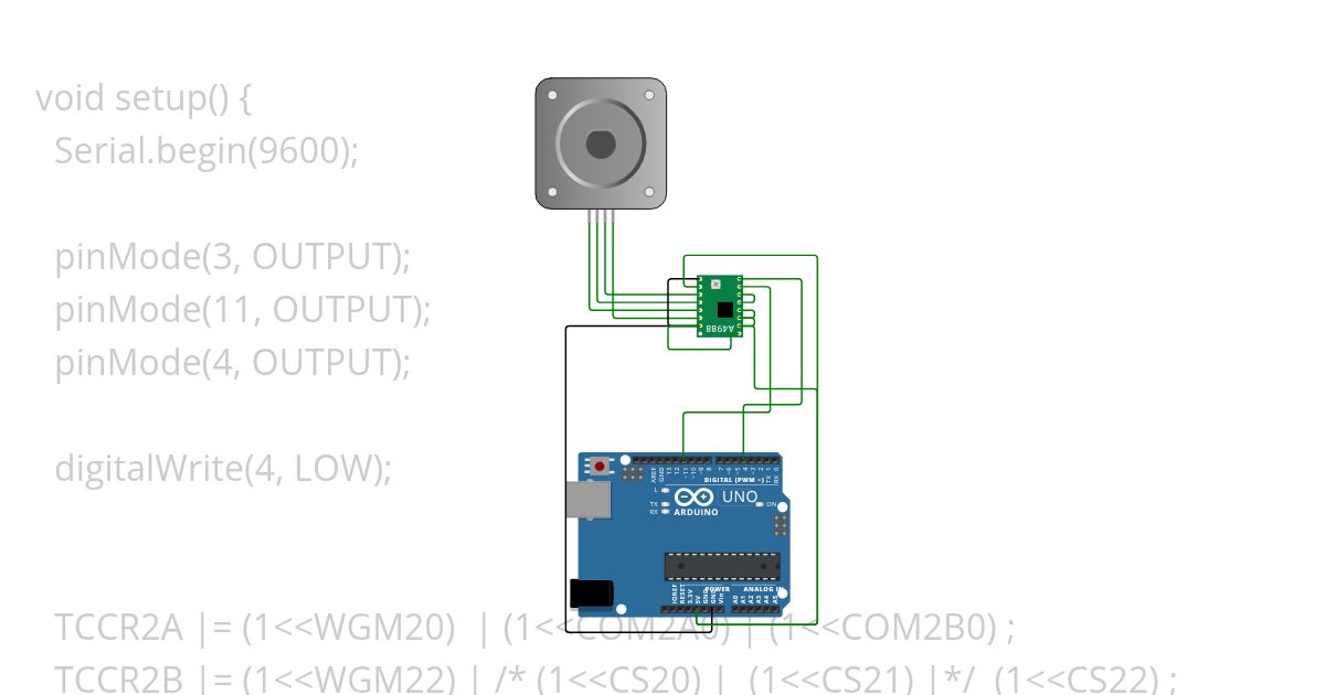 Step Motor Driver With Using Timer2 simulation