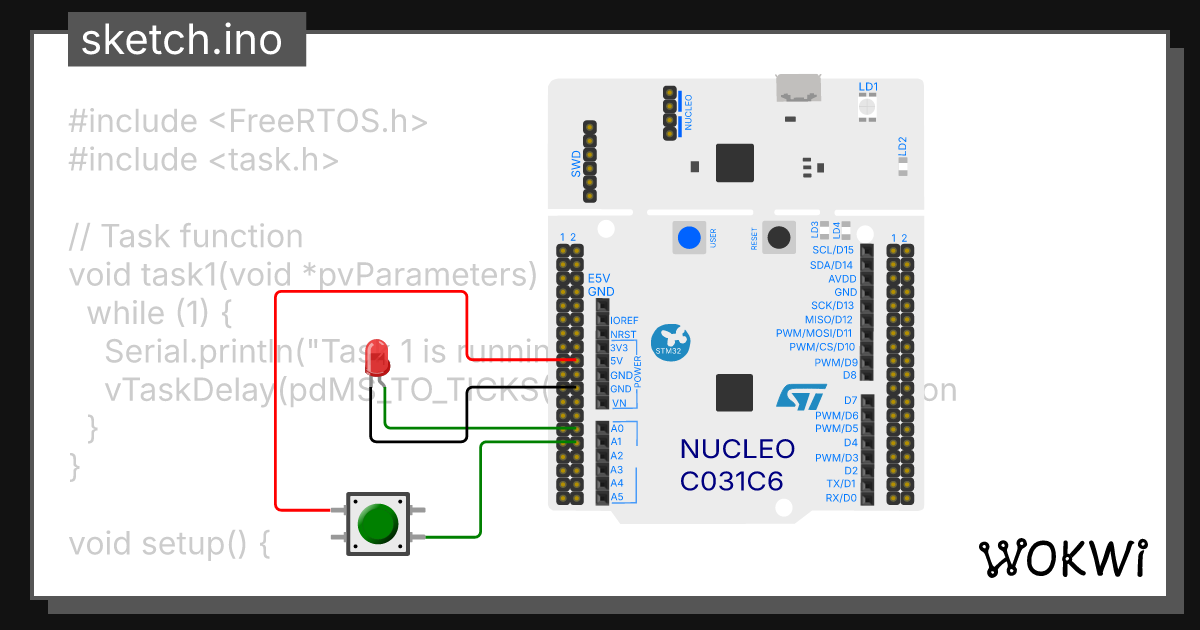 Wokwi online esp32 stm32 arduino simulator