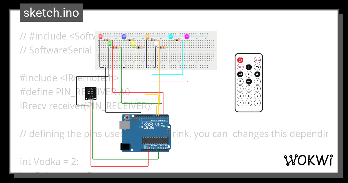 Cocktail Mixer Wokwi Esp32 Stm32 Arduino Simulator 6641