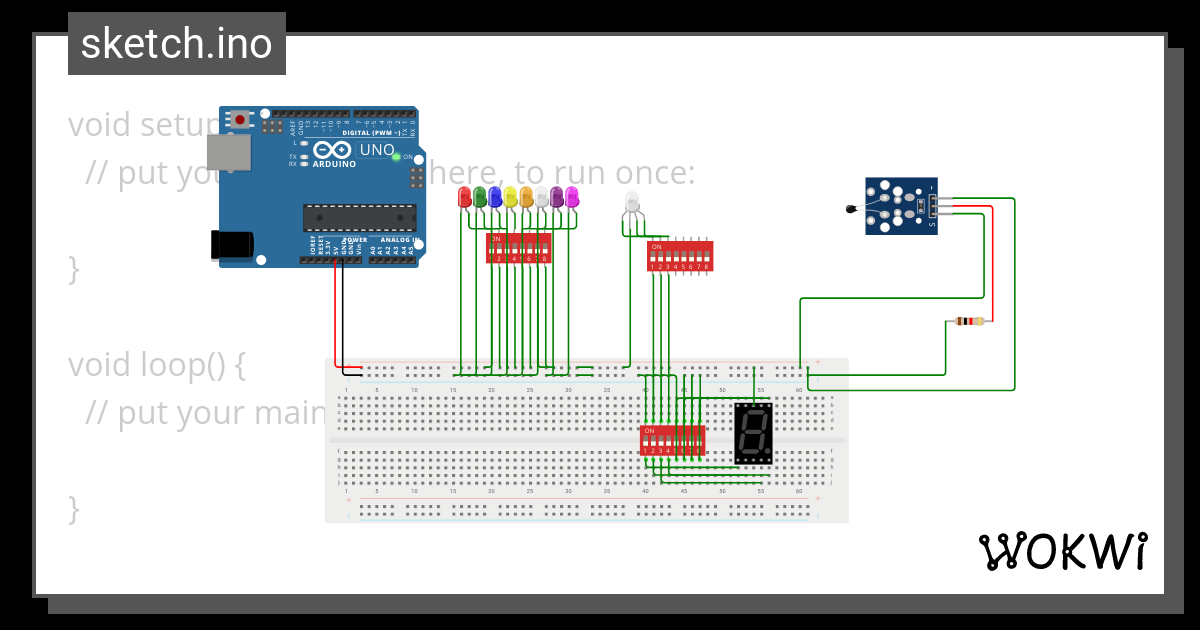 alvino led bus telolet - Wokwi ESP32, STM32, Arduino Simulator