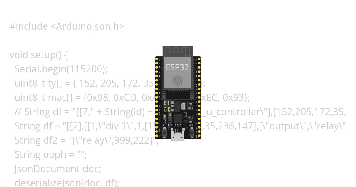 arduinojson simulation
