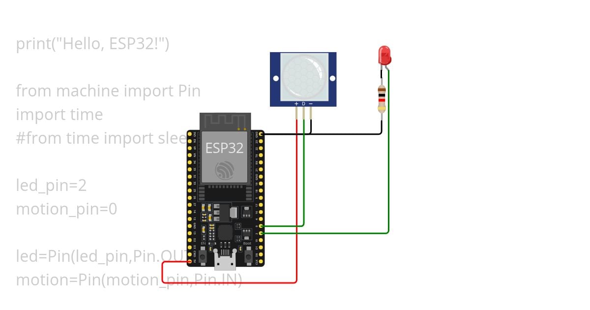my motion sensor simulation
