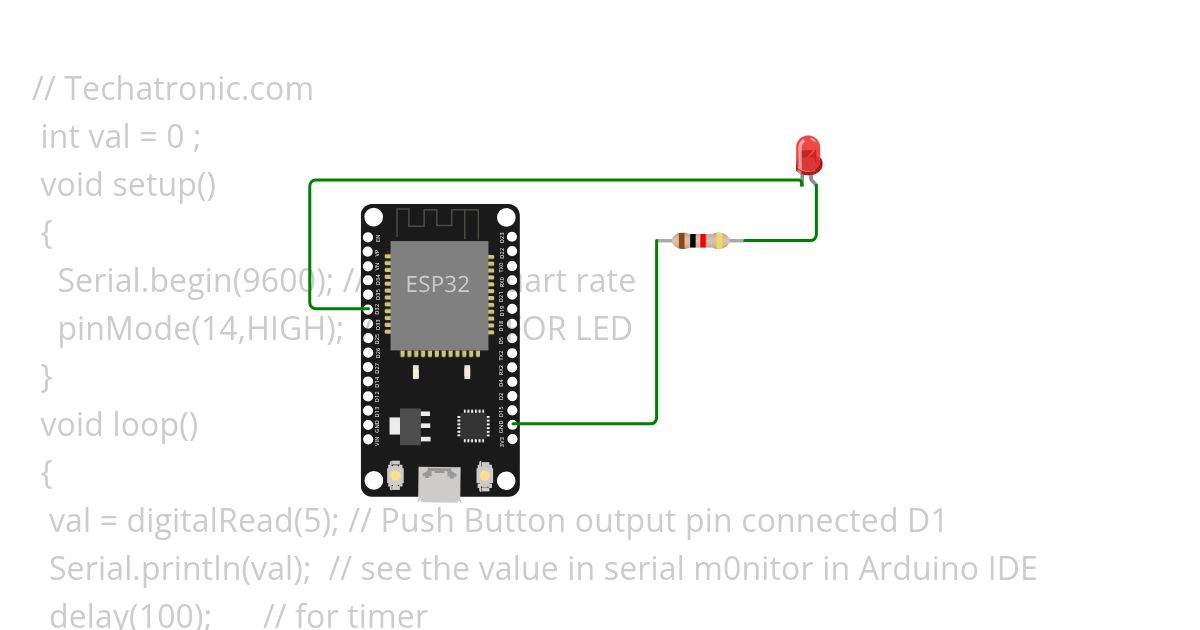 led with nodeMcu Copy simulation