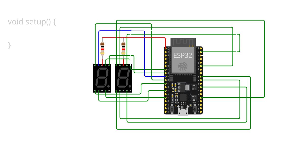 2 seven segment micropython (20.02.24) simulation